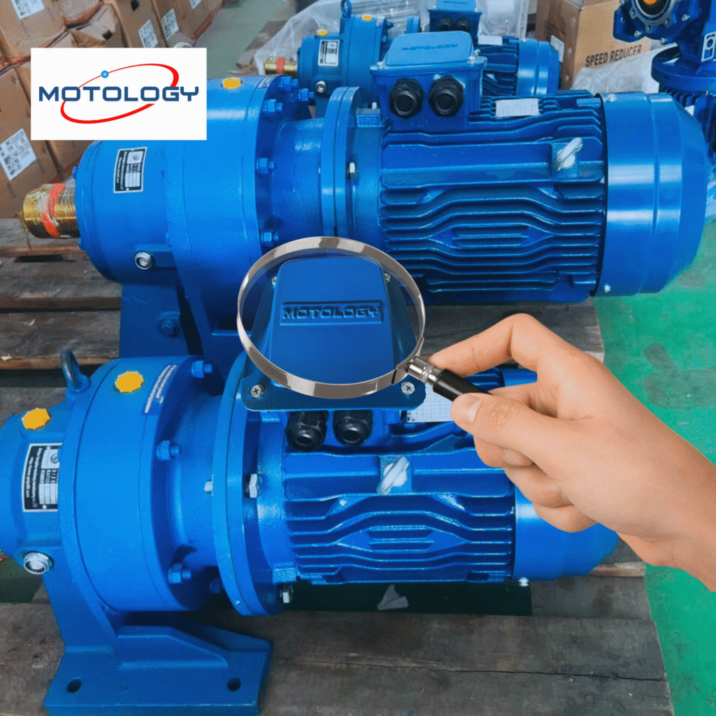 Sự kết hợp cùng với động cơ điện Motology